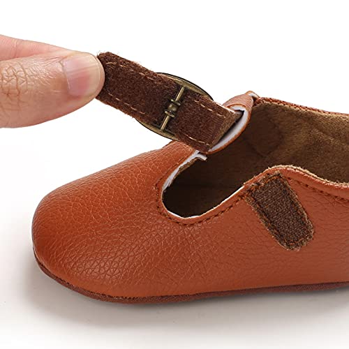 BigForest Infant Baby Eerste Wandelschoenen Jongens Meisjes Pu Anti-Slip Trainer Soft Rubber Sole Toddler First Walking… - Image 5