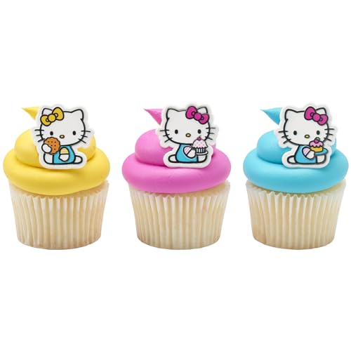 DecoPac Hello Kitty® Rings, Cupcake Decorations Featuring Hello K...