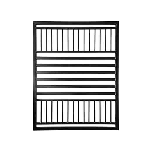Image of ALEKO Pedestrian Gate, Galvanized Steel Heavy-Duty Security Barrier Fence Set - 5 ft.