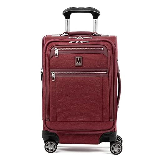 Travelpro Platinum Elite-Business Plus Softside Expandable Luggage, Bordeaux, Carry-On 20-Inch