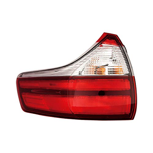 HEADLIGHTSDEPOT Tail Light Compatible with Toyota Sienna 2015-2020 Base L LE XLE Limited Models Includes Left Driver Side Tail Light