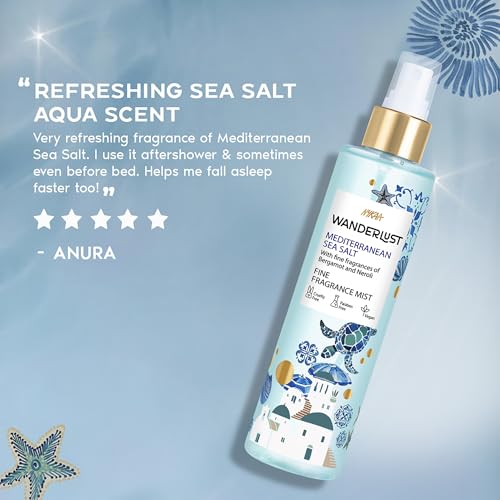 Image of Nykaa Wanderlust Mediterranean Sea Salt Fine Fragrance Mist 200ml