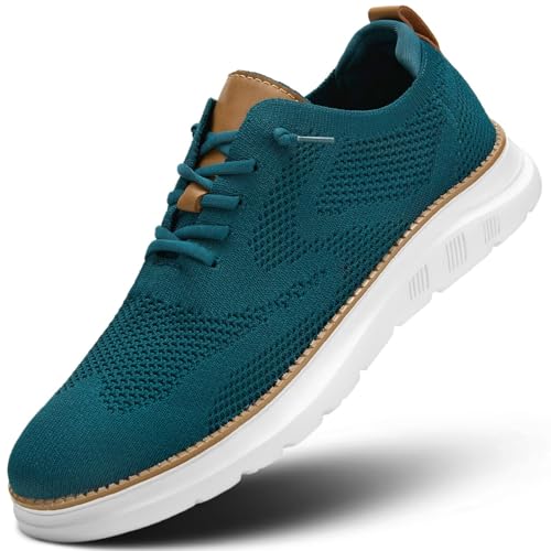 Image of Mens Casual Dress Shoes Fashion Mesh Oxfords Business Walking Work Sneakers Comfortable Lightweight Soft Sole