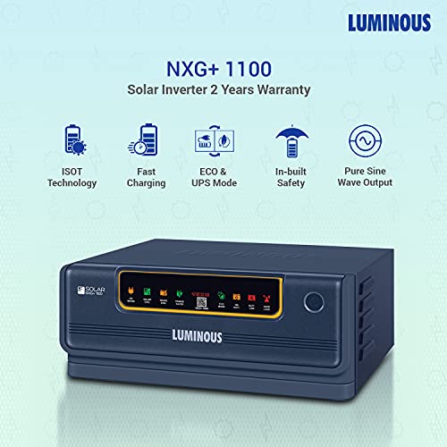 Image of Luminous NXG 1100 12V 700VA Solar UPS, Multicolour