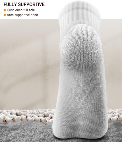 Women Socks, Active Ankle Athletic Socks Breathable for Women Running Sports Cushioned Footbed4