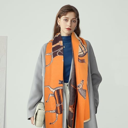 EXTREE Women's Scarf Pashmina Shawls and Wraps for Evening Dress Bridesmaid Wedding Bridal Winter Warm Long Large Scarves2