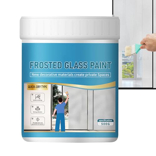 Pintura de bloqueada para revestimiento impermeable transparente, de secado rápido, solución no tóxica para capa de privacidad, pintura a base de agua para ventanas de baño, interior