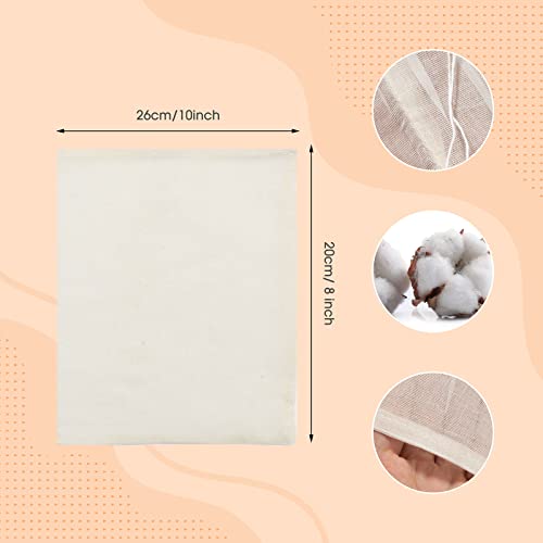 Gootrades SKSII992SSS 12 Pack Reusable Soup Bags,Kitchen Food Strainer Spice Filter Bag,10X8 Inch thumb #2