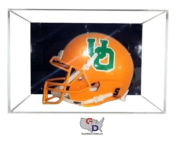 Generic Mini Helmet Display Case Football Baseball Hockey Acrylic Wall Mount Clear