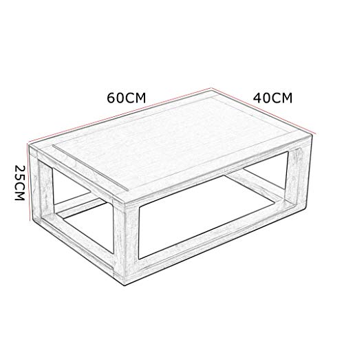 Table basse carrée Dustreal en bois massif la solution gain de place pour petits salons