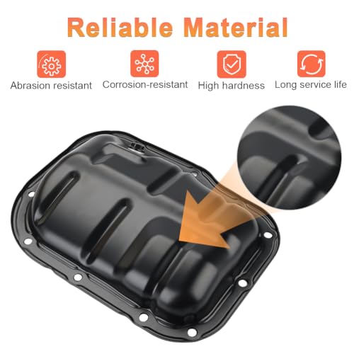 Image of Engine Oil Pan Sump with Drain Plug Replacement for 264-324 12101-37010