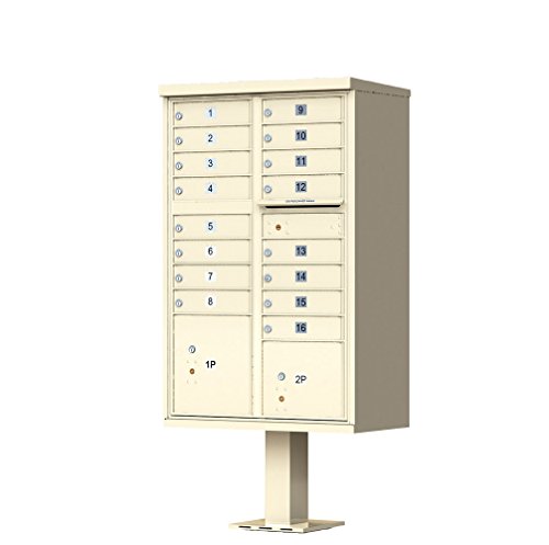 Vital CBU, 16 Mailboxes, 2 Parcel Lockers, Sandstone #1