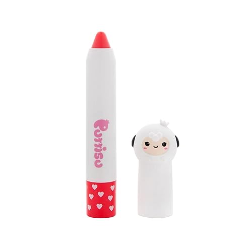 Puttisu Butter Lip Color Crayon Bálsamo con aroma a fruta profundo, hipoalergénico e hidratante, de larga duración, sin manchas, 05 Coco Cherry