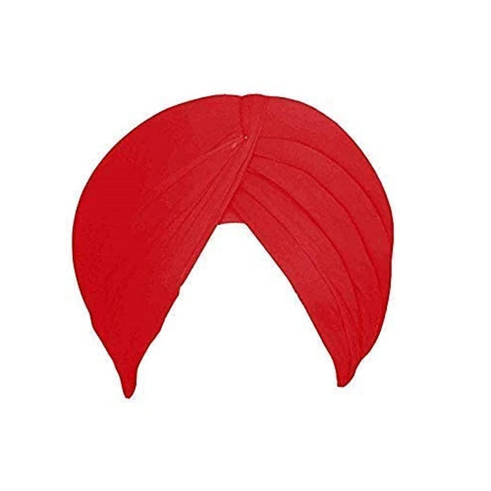 GenericSikh Turban Cloth Cotton Rubia Voile Patka Pagri Dastar Fabric red 6. 5 meter