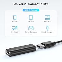 Basesailor Adaptador USB C Hembra a Hembra 3 Piezas,Acoplador USBC 3.2 – Ansicht 7