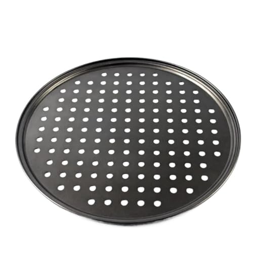 Bandeja de pizza Bandeja for hornear pizza antiadherente, bandeja de malla redonda, bandeja for hornear en el horno, utensilios for hornear con agujeros, bandeja for pizza, molde for horno, herramient