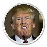Donald Trump Funny Face - 3' Sew/Iron On Patch Political Joke Humor Drumpf