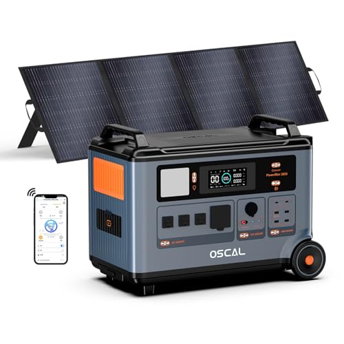 OSCAL RM3600 Estacion de Energia Portatil con Panel Solar 200W