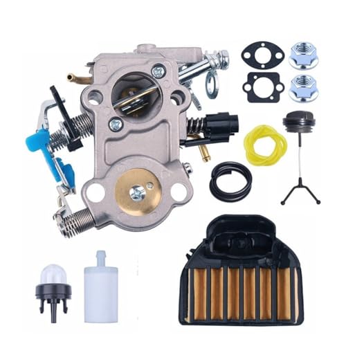 MeevrgR Tune Up Wartungs-Set für Husqvarna 455 460 CS2255 Kettensägen mit Luftfilter, Kraftstoffleitungen und Dichtungen