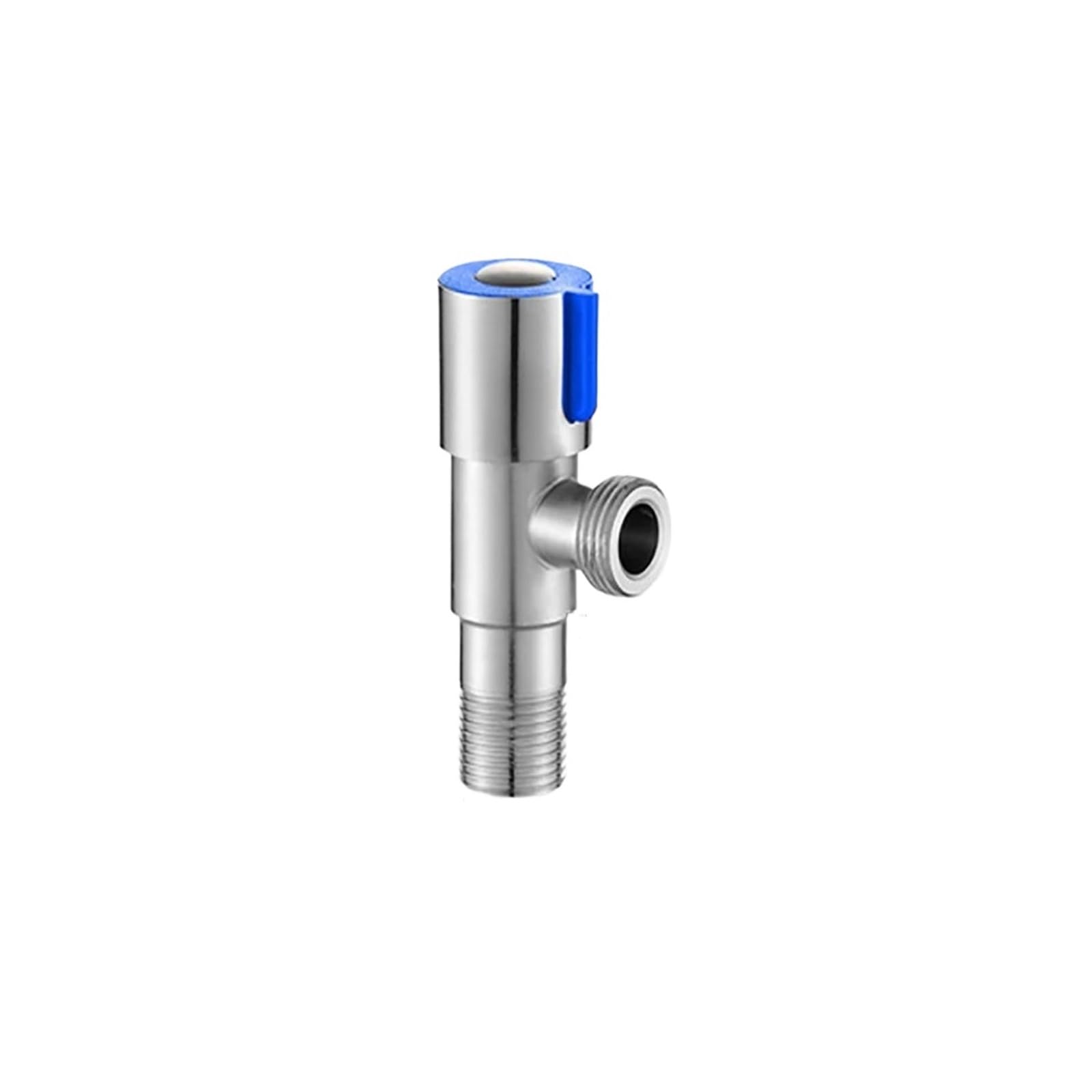 Dymkie Blue Stainless Steel Hot Cold Inlet Valve Toilet Filling Angle Valves Sink Basin Water Heater Faucet(Blue)