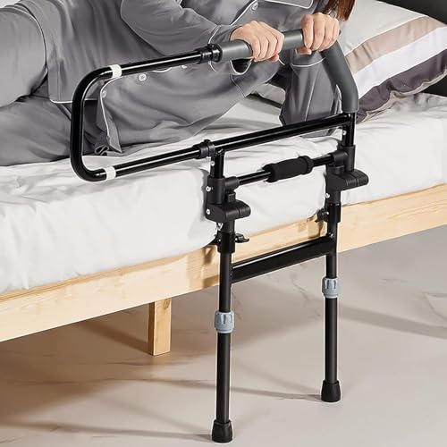 Genérico Barandilla de Cama Ajustable para Personas Mayores, minusválidos y Personas con Movilidad Reducida.