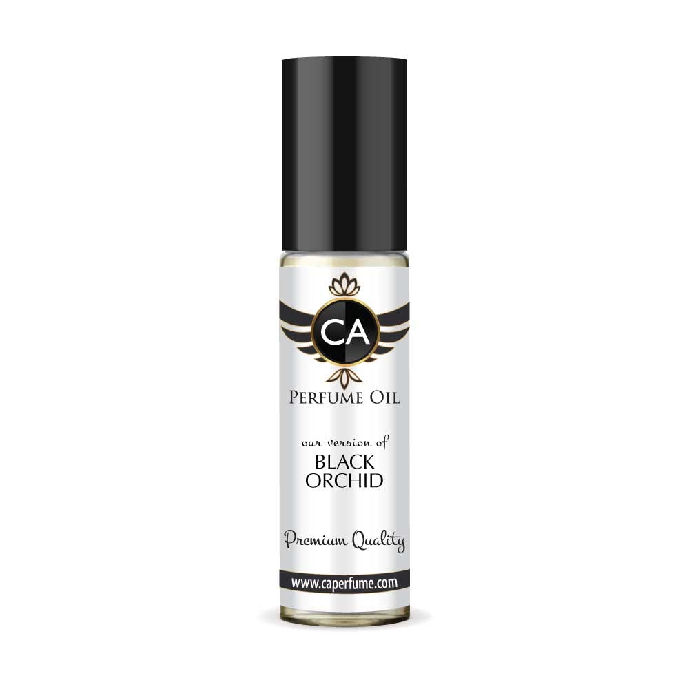 CA PerfumeImpression of Black Orchid For Women Replica Fragrance Body Oil Dupes Attar Roll-On 0.3 Fl Oz/10ml-X1