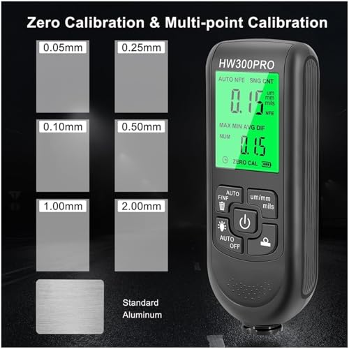 Medidor Digital de Espesor para Pintura Automotriz 0-2000um miniatura 3