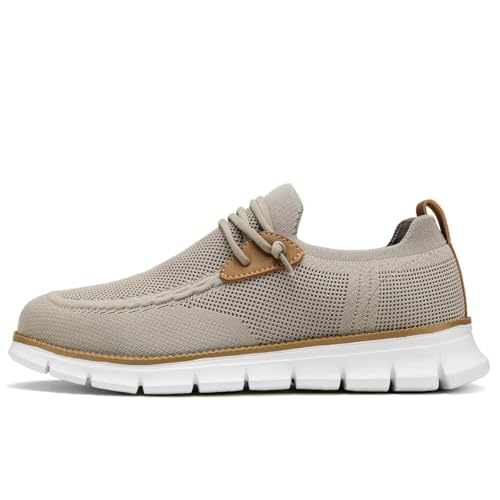 Image of Mens Casual Loafers Shoes Slip On Fashion Walking Dress Sneakers Business Oxfords Work Lightweight Soft Sole Zapatos