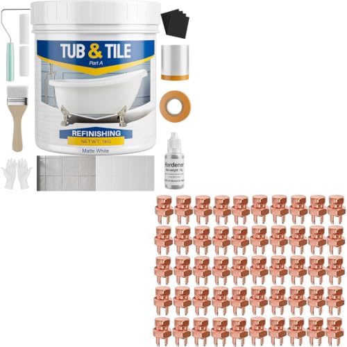 Tub and Tile Refinishing Kit 40oz with Tools