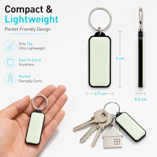 Image of Mi Glow Store Glow in Dark Keychain for Bike Men | Gift for Man | Bike Accessories | Charges in Light Glows in Dark | Key chain for Bike