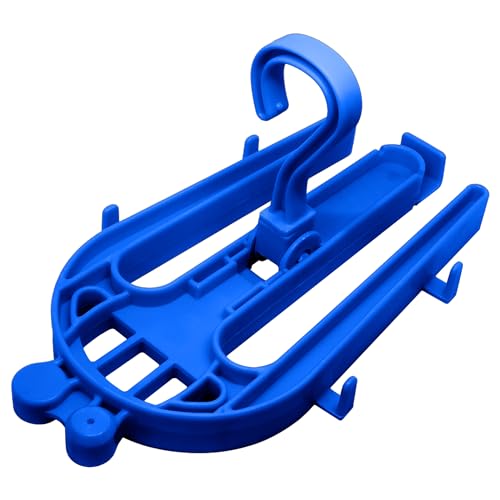 Saekodive Drysuit Hanger for Wetsuit and Regulator - Multi-Purpose Anti-Slip Heavy Duty PP Plastic - for Diving Gear and Outdoor Activities (Blue)