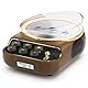 Retro CD Player Tragbar mit Bluetooth 5.3 Lautsprecher HiFi Sound Nachtlicht Staubschutz LED-Bildschirm FM-Radio Unterstützt AUX/TF Karte Kopfhörerbuchse für Geschenk Zuhause 4 in 1-Wooden