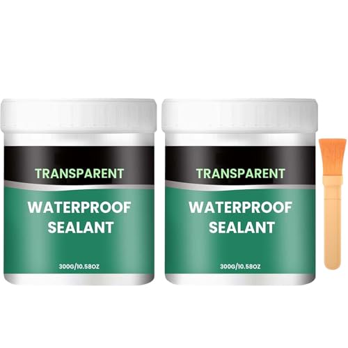 Invisible Waterproof Sealant adhesivo transparente 2 piezas miniatura 1