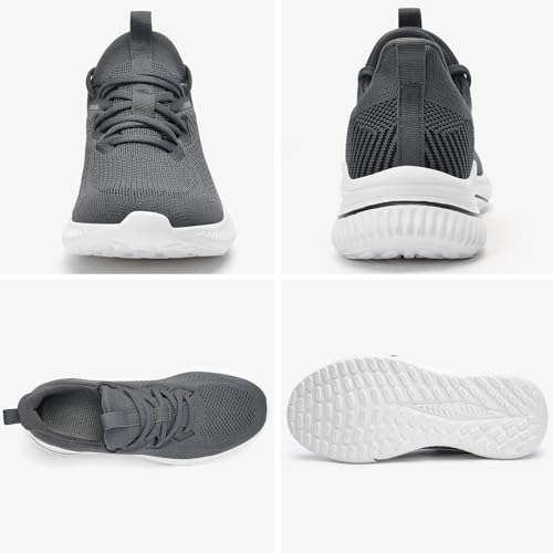 Image of Slow Man Mens Walking Sneakers Wide Width Slip on Tennis Shoes,Lightweight Breathable Running Shoes,Ideal for Athletic Workout Gym Jogging and Casual Wear