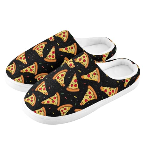 Women's Men's Slippers Memory Foam Fluffy Fuzzy Slipper Fleece Comfy Warm Slip On Winter Bedroom House Shoes for Outdoor Indoor Travel