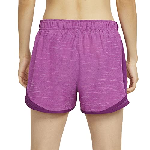 Image of Nike Womens Dri-fit Tempo Track Shorts Heather Purple Medium, Black
