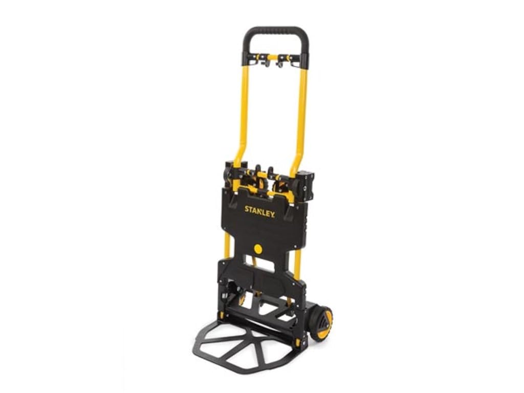 STANLEY3 in 1 Folding Hand Truck, FT585, Yellow and Black, One Size