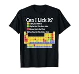 Can I Lick It Periodensystem Jungen Mädchen Kinder Lehrer Student T-Shirt