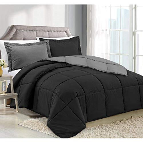 MOONLIFE Soft & Warm Reversible Comforter/Quilt/Duvet - Single Size,(60