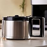 QJRGUY Silver Grey Coffee Maker Espresso Machine, 10 Cup Capacity, Style, Semi-Automatic, Permanent Filter, Intelligent Dosing, Assisted Tamping - Image 6