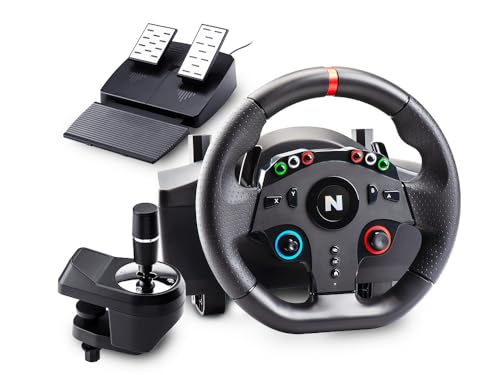 Image of NiTHO Drive Pro ONE Gaming Racing Wheel with Separate Shifter and Floor Pedals, Steering Wheel for PC, PS4, Xbox One, Xbox Series X|S, Switch, 270 Degree Zero Dead Zone Driving Car Simulator