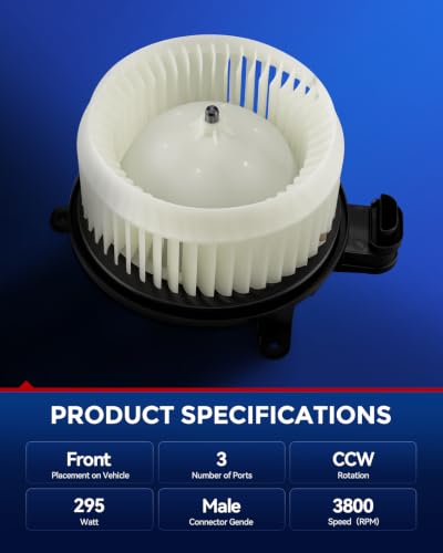 Image of KAX AC Blower Motor for CT200h 2011-2017, HS250h 2010-2012, Mirai 2016-2020