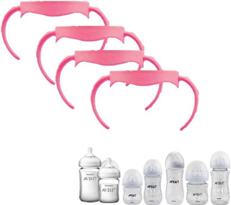 Amazon.com : 4 Packs Bottle Handles Baby Feeding Transitional Baby ...
