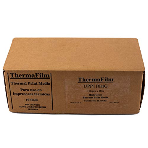 Sony Compatible Upp-110Hg High Gloss Ultrasound Paper Film/Media 10 Rolls, 110Mm X 18M (Made In Usa) #TOP2