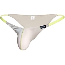 COMLIFE Men's Triangle Panties Semi-transparent Ice Silk Bikini Underwear