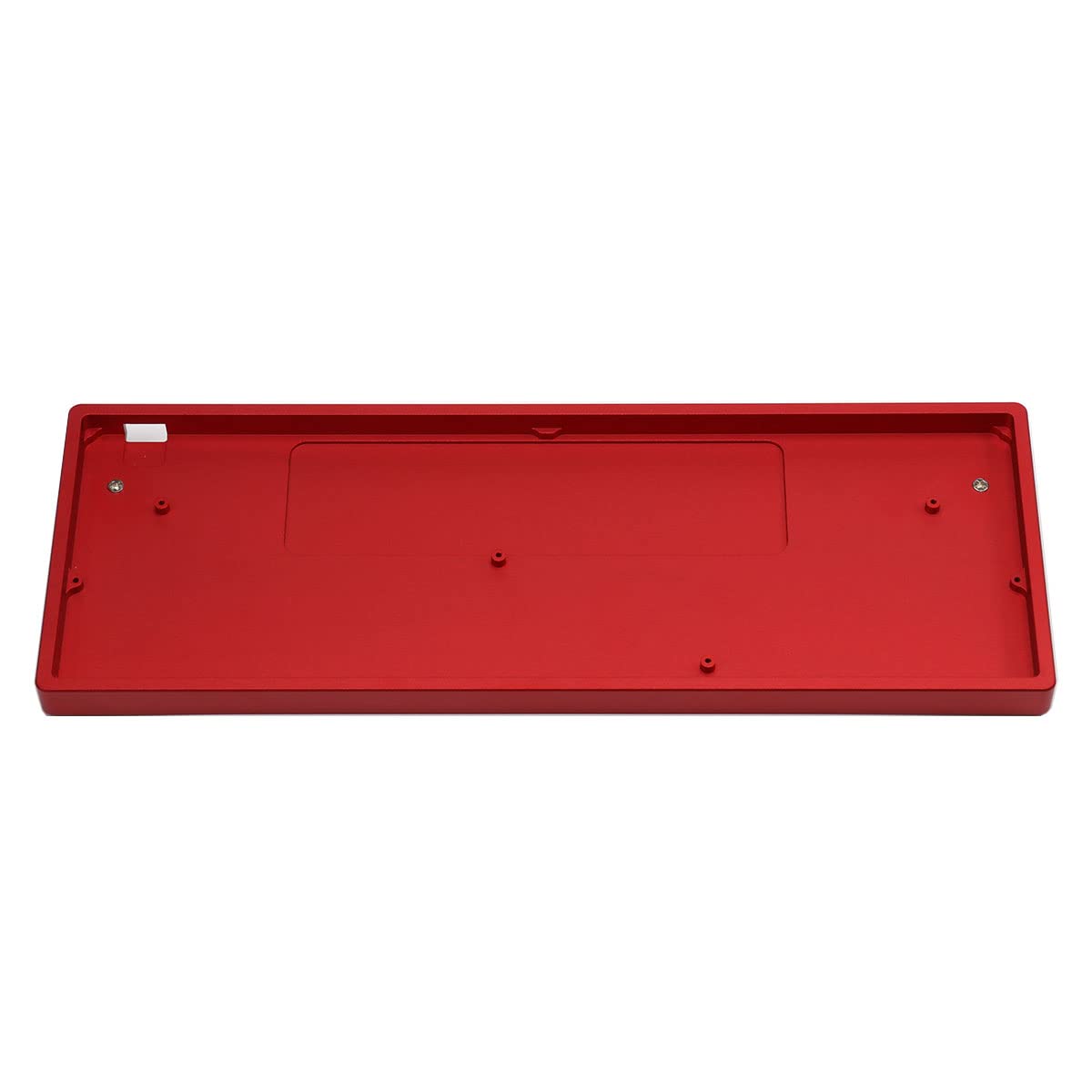 BGKYPRO Anodizing Aluminum CNC-machined Stylish Mechanical Keyboard Case for 60% Mechanical Gaming Keyboard Compatible GH60 61 63 64 (Red)