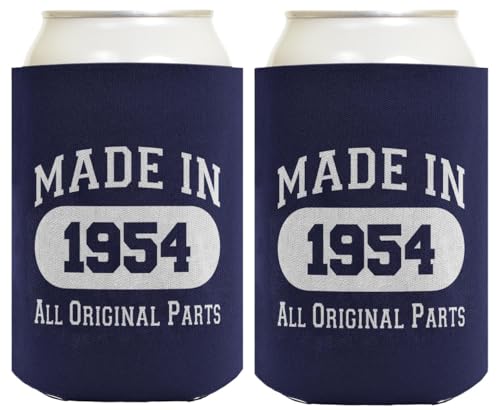 70th Birthday Gifts For Women Made In 1955 Original Parts 2-Pack Can Drink Thermocoolers