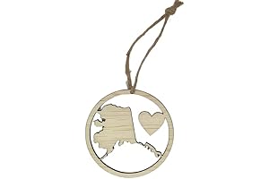 Alaska Ornament - Alaska Love - Perfecto Adorno Navideño de Alaska