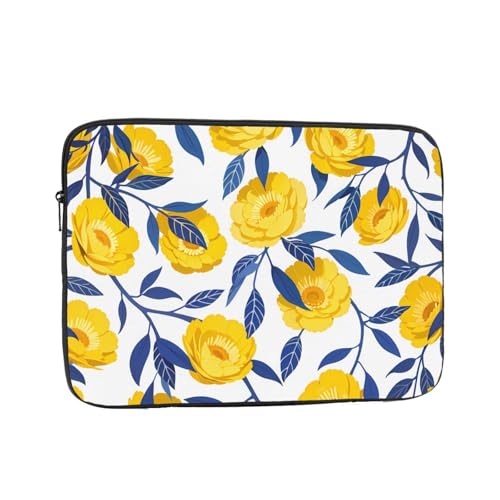 パソコンケース タブレットケース レモン 葉 耐衝撃撥水加工 ノートパソコン ケース 通勤 通学 旅行 出張 ノートpc ケース ビジネス おしゃれ 軽量パソコンバッグ 15 Inch