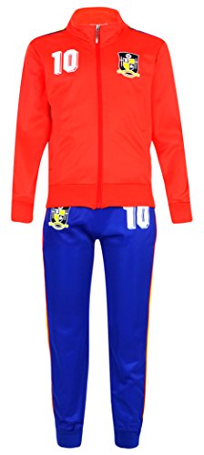 Juego de chándal para niño, equipación de fútbol, talla para edades de 4-12 años, color españa, tamaño 4 (4-5 ans)